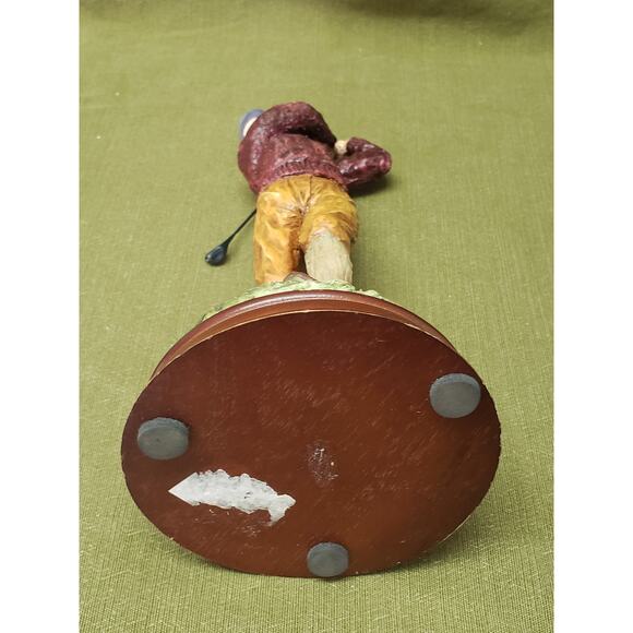 Golf Figurine & The 1992 Viewers Guide To Professional Golf Intergolf Golfax - Picture 6 of 10